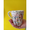 Tazza Mug con manico decorata a mano