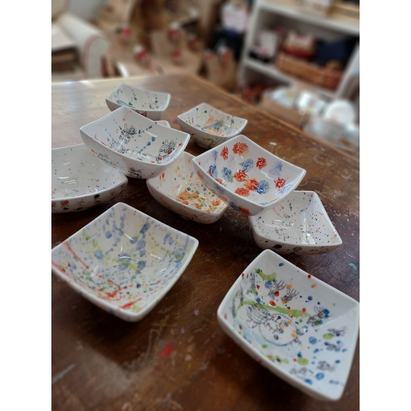 Ciotola onda piccola in ceramica