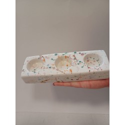 Porta candele ceramica da...