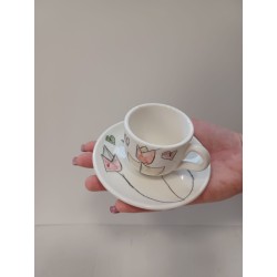 Tazzina da caffè con piattino