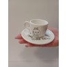 Tazzina da caffè con piattino