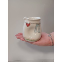 Bricchetto per il latte decorato a mano